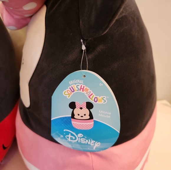 Disney Mickey Mouse Minnie Mouse Jumbo 18" Squishmallows - Picture 5 of 6